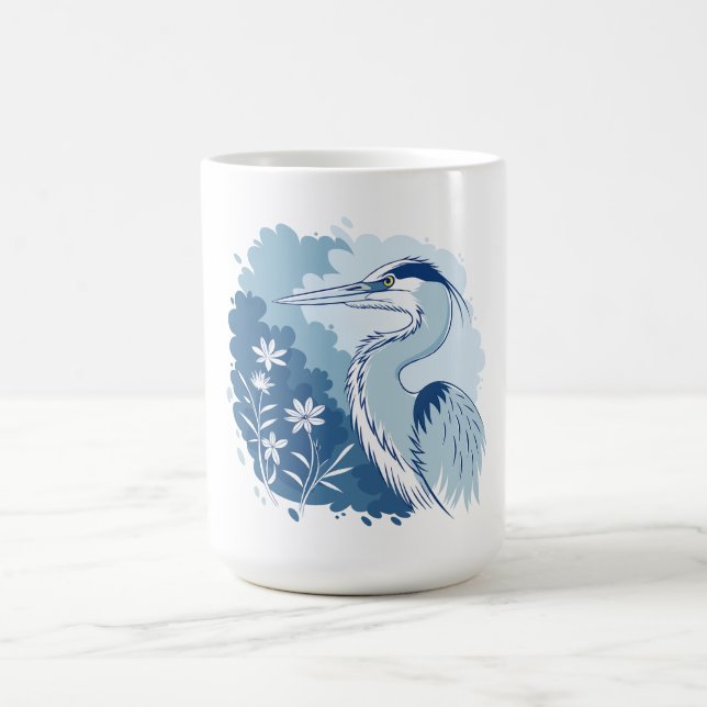 Caneca De Café Blue Heron (Centro)