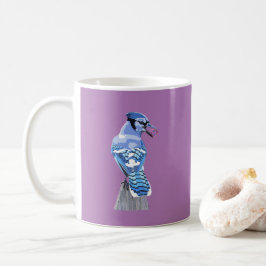 Caneca De Café Blue Jay brilhante