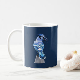 Caneca De Café Blue Jay brilhante