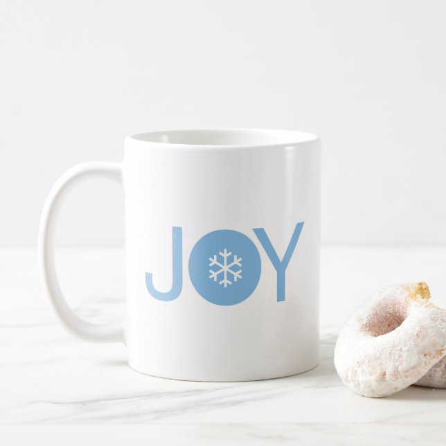 Caneca De Café Blue Joy Christmas Coffee Mug (Com Donut)