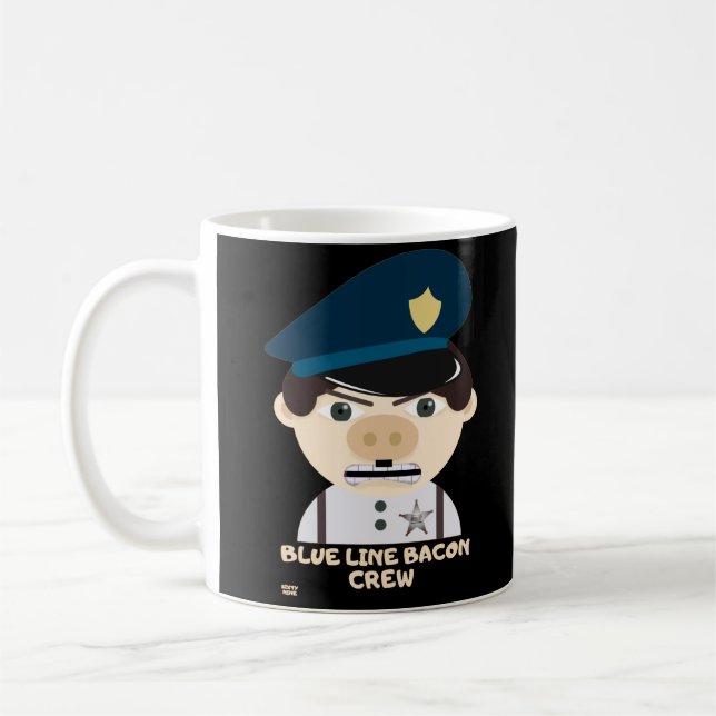 CANECA DE CAFÉ "BLUE LINE BACON TRW" (Esquerda)