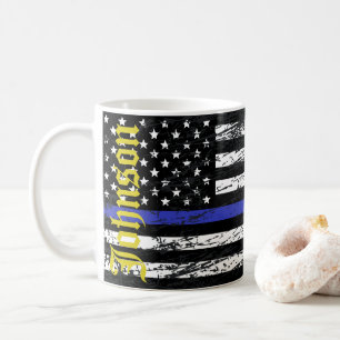 Caneca De Café Blue Line fino