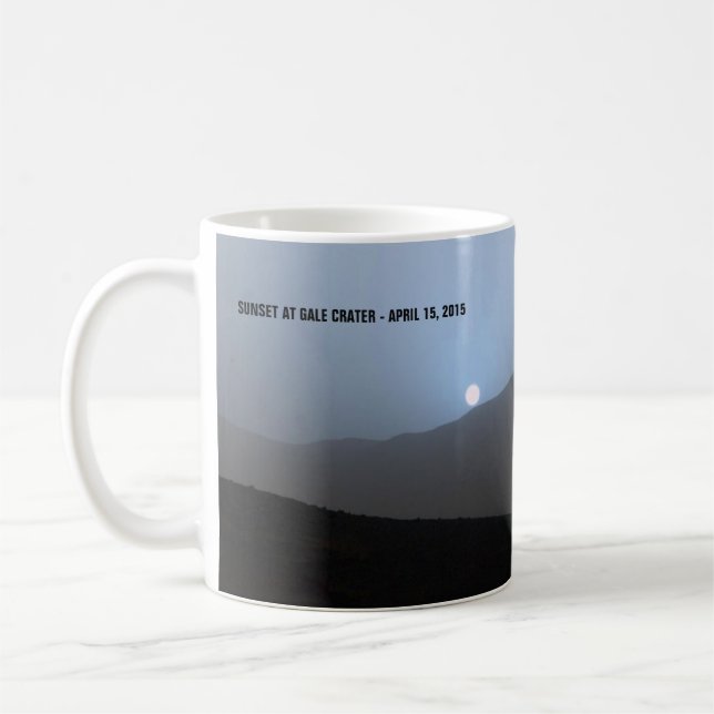Caneca De Café Blue Martian Sunset (Esquerda)