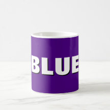 BLUE Mug – Calm, Cool & Caffeinated 