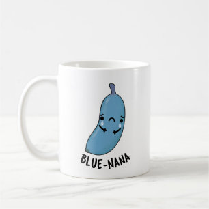 Caneca De Café Blue-nana Funny Banana Puns