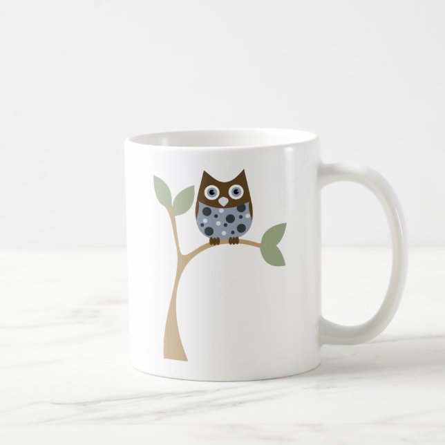 Caneca De Café Blue Owl Baby (Direita)