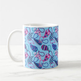 Caneca De Café Blue Paisley