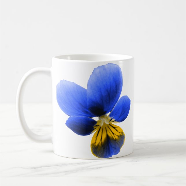 Caneca De Café Blue Pansy Mug (Esquerda)