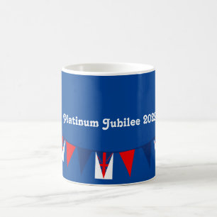 Caneca De Café Blue Platinum 2022 Jubilee Coffee Mug