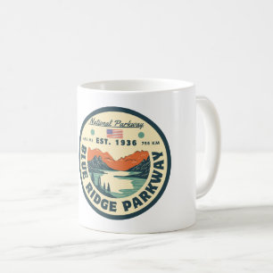 Caneca De Café Blue Ridge Parkway Scenic Byway Virgínia Norte C