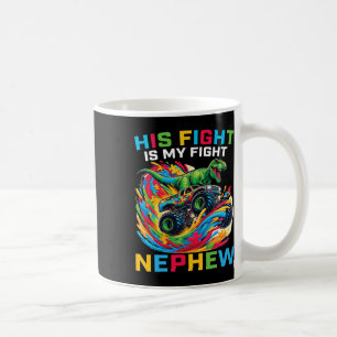 Caneca De Café Blue Sua Luta É Minha Luta Contra O Autismo Sobrin