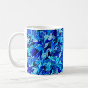 Caneca De Café Blue Swirl 11oz Mug