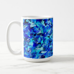 Caneca De Café Blue Swirl 15oz Mug