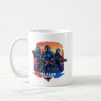 Caneca De Café Blue Thunder Squad Mug - Aumente seu jogo
