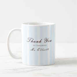 Caneca De Café Bluebell - Personalised Thank You Teacher Mug