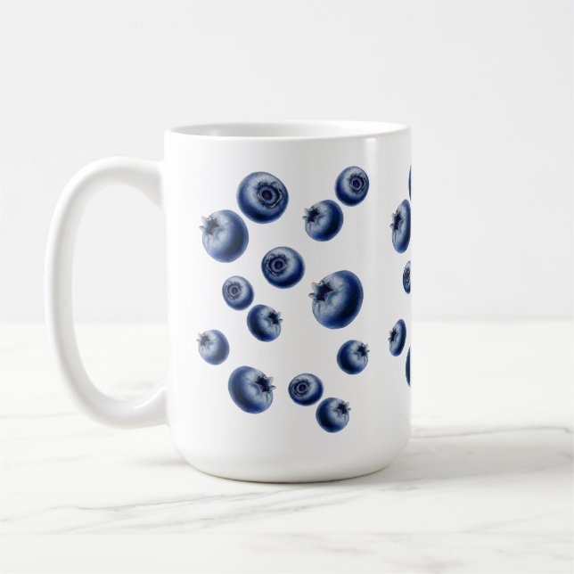 Caneca De Café Blueberry Delight Mug (Esquerda)