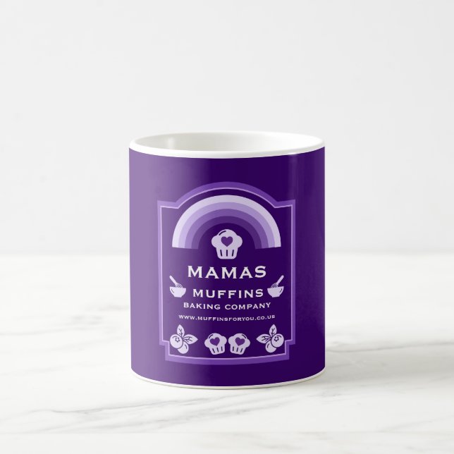 Caneca De Café Blueberry Muffin Baker (Centro)