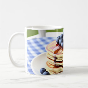 Caneca De Café Blueberry Pancakes