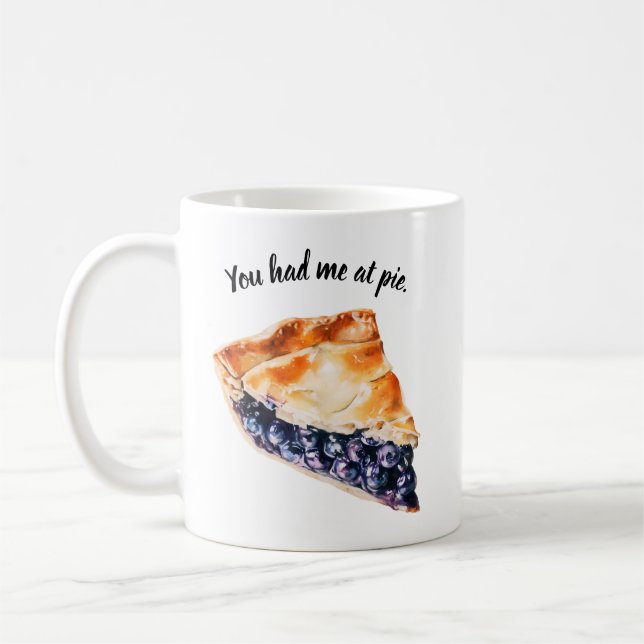 Caneca De Café Blueberry Pie (Esquerda)