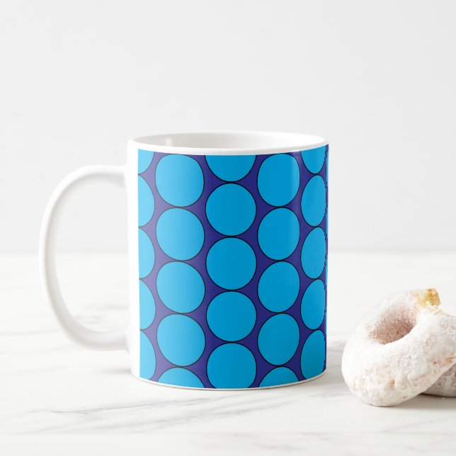 Caneca De Café "BLUEBERRY" POP BUBBLE Coffee Mug (Com Donut)