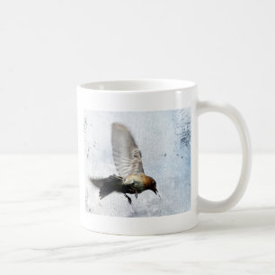 Caneca De Café Bluebird Grunge
