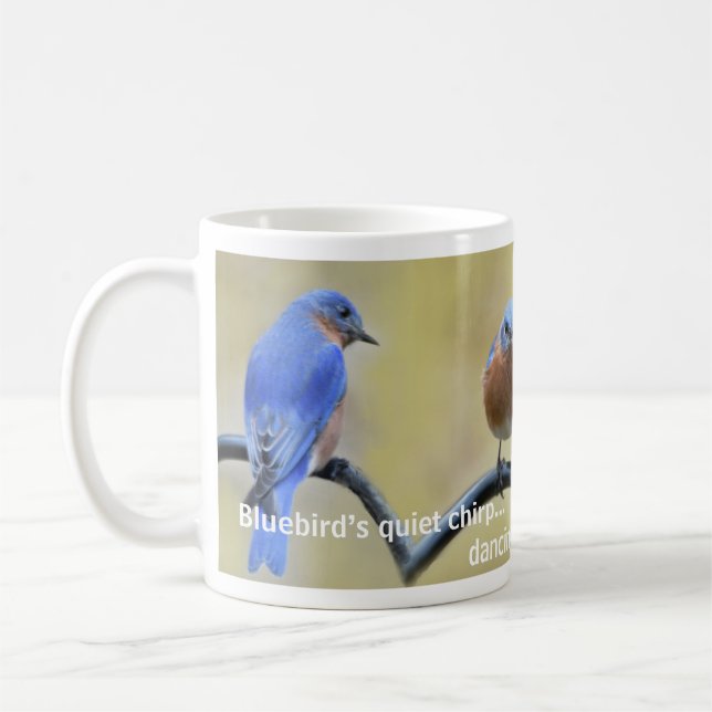 Caneca De Café Bluebird Haiku Mug (Esquerda)
