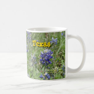 Caneca De Café Bluebonnets de Texas