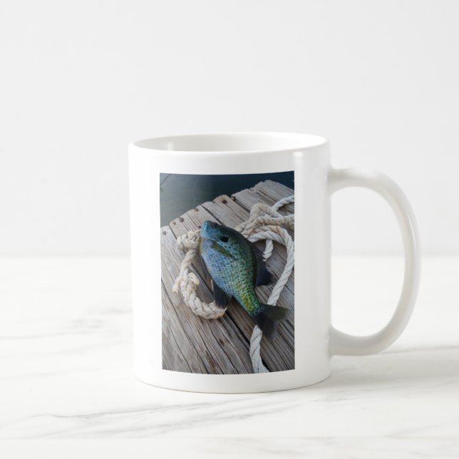 Caneca De Café bluegill no doca (Direita)