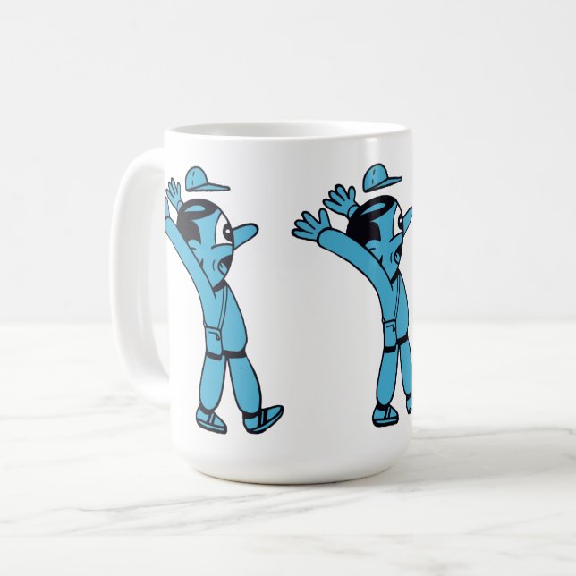 Caneca De Café Blueman 2 (Frente Esquerda)