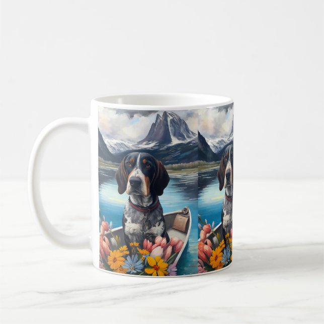 Caneca De Café Bluetick Conhound em um remo: Uma aventura cética (Esquerda)