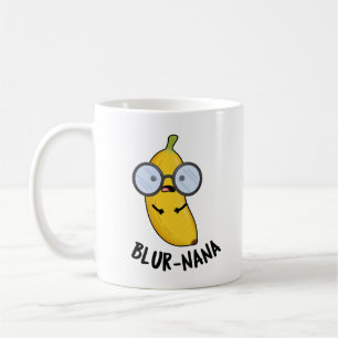 Caneca De Café Blur-nana Funny Banana Puns