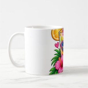 Caneca De Café Blusão Born to Sparkle Summer Vibes, Girafa Sungl