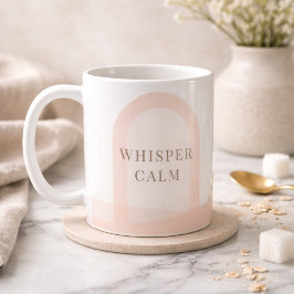 Caneca De Café Blush Arch Whisper Classic Mug, 11 oz