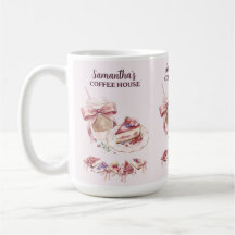 Blush Patisserie Café Marca Personalizada