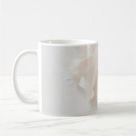 Caneca De Café Blush Pink Floral Abstract Art Print | Soft Petal 