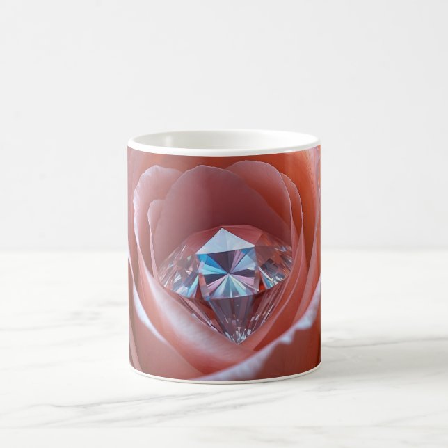 Caneca De Café Blushfire Crystal Bloom (Centro)