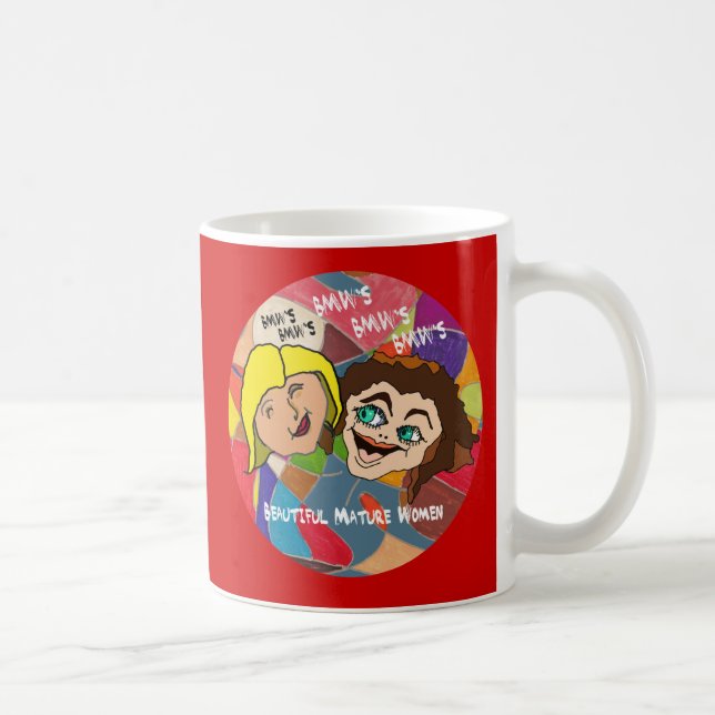 Caneca De Café BMW - mulheres maduras bonitas (Direita)