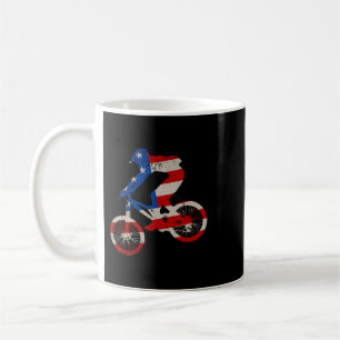Caneca De Café BMX Bike Usa BMX Vintage Oferece Bandeiras America