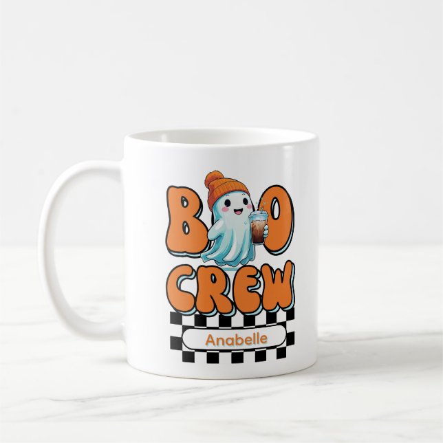 Caneca De Café Bo Crew Orange Personalizado (Esquerda)