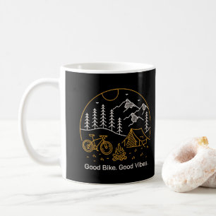 Caneca De Café Boa Bicicleta Boas Vibrações