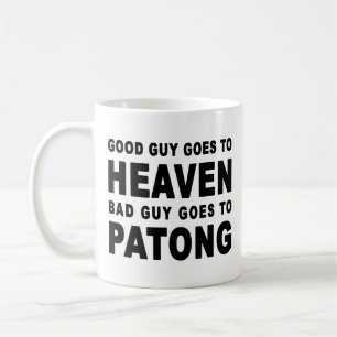 CANECA DE CAFÉ BOA CARA VAI PARA O CÉU DE CARA RUIM VAI PARA PATO