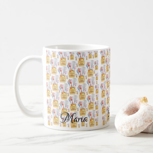 Caneca De Café Boa Cozinhar (Com Donut)