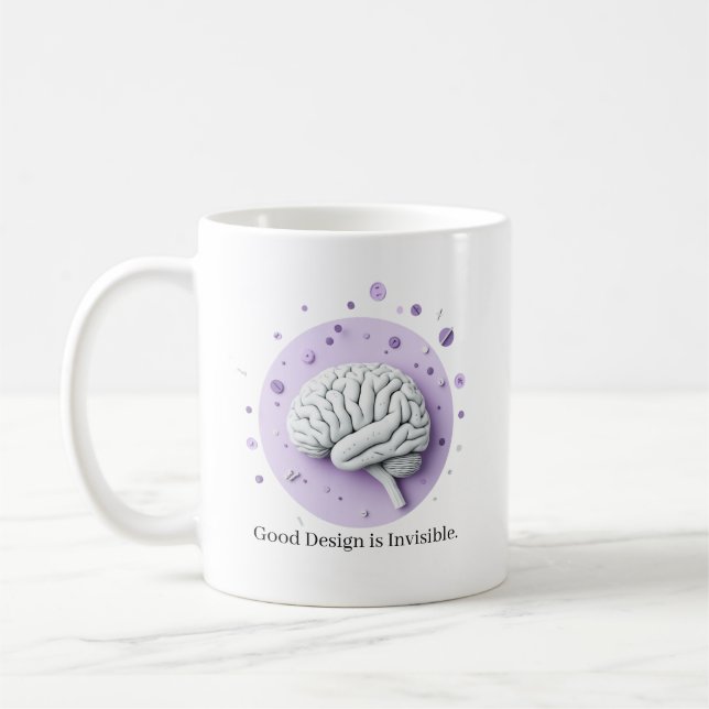 Caneca De Café Boa Design é Invisível (Esquerda)