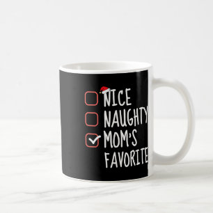 Caneca De Café Boa Mãe Marinha Favorita Lista De Natal Engraçada