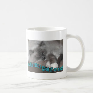Caneca De Café boa sesta do gato do ol