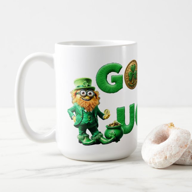 Caneca De Café Boa Sorte (Com Donut)
