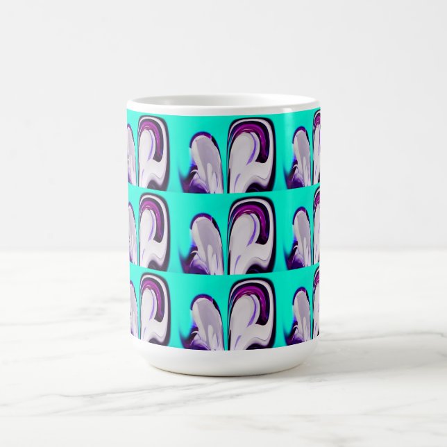 Caneca De Café Boa sorte arte (Centro)