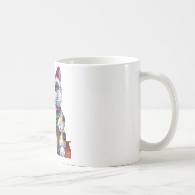 Caneca De Café Boa sorte Maneki Neko (Direita)