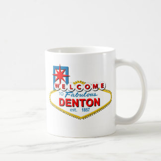 Caneca De Café Boa vinda a Denton, Texas!