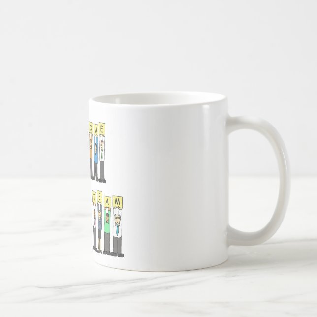 Caneca De Café Boa vinda a nossa equipe (Direita)